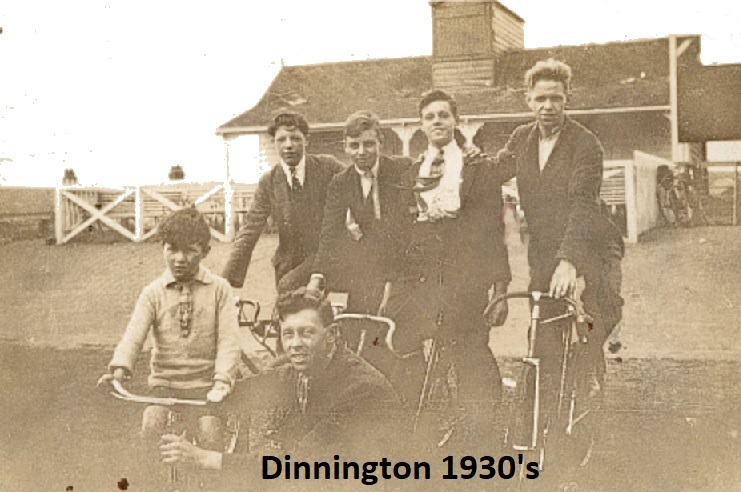 Dinnington - Colliery Institute : Image credit Dinnington Heritage website - Cycling